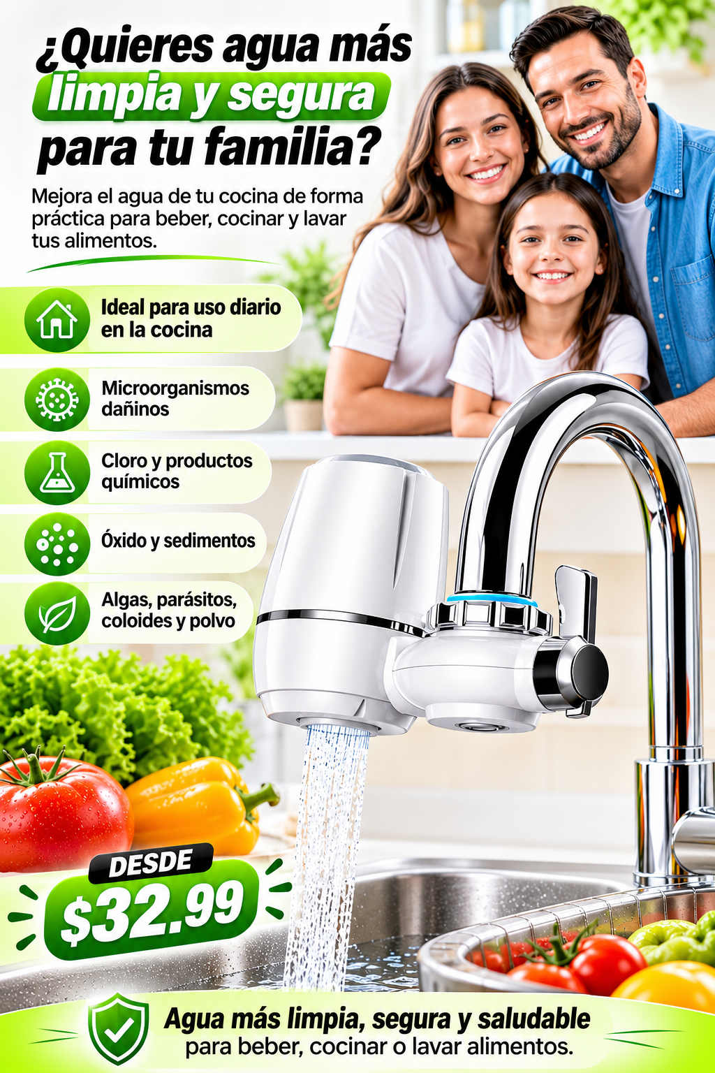 Purificador de Agua de Grifo